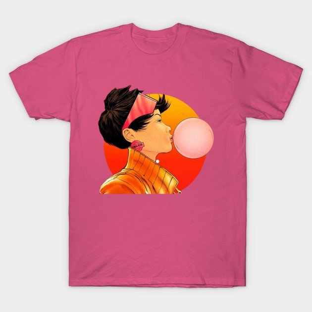 bubble girl T-Shirt by ovaltina